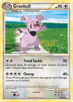 Pokemon HeartGold & SoulSilver Granbull - 22