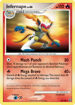Pokemon Majestic Dawn Infernape - 22
