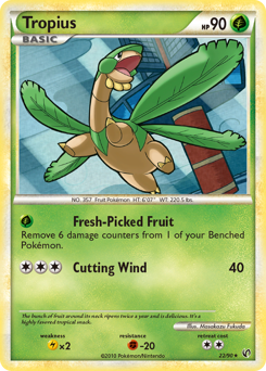 Pokemon HS—Undaunted Tropius - 22