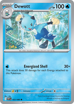 Pokemon White Flare Dewott - 22
