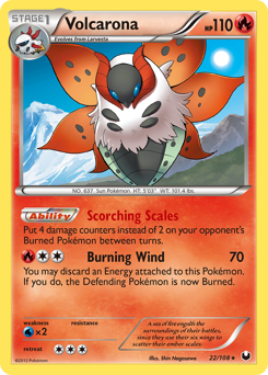 Pokemon Dark Explorers Volcarona - 22