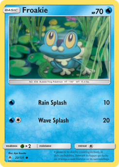 Pokemon Forbidden Light Froakie - 22