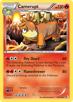 Pokemon Boundaries Crossed Camerupt - 22