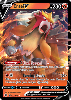 Pokemon Brilliant Stars Entei V - 22