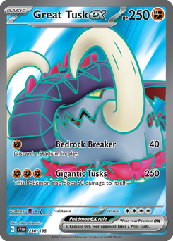 Pokemon Scarlet & Violet Great Tusk ex - 230