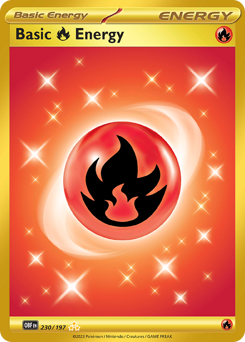 Pokemon Obsidian Flames Basic Fire Energy - 230