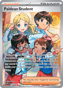 Pokemon Paldean Fates Paldean Student - 230