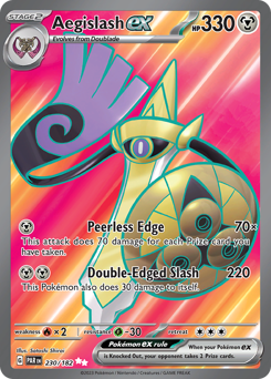 Pokemon Paradox Rift Aegislash ex - 230