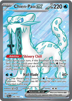 Pokemon Paldea Evolved Chien-Pao ex - 236