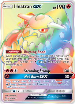Pokemon Unified Minds Heatran-GX - 238
