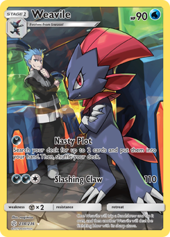 Pokemon Cosmic Eclipse Weavile - 238