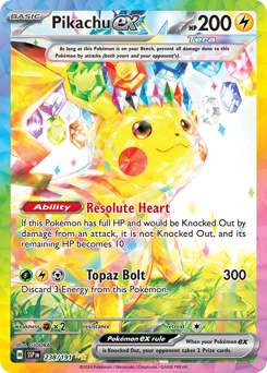 Pokemon Surging Sparks Pikachu ex - 238