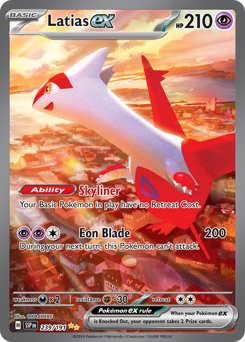 Pokemon Surging Sparks Latias ex - 239
