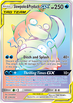 Pokemon Unified Minds Slowpoke & Psyduck-GX - 239