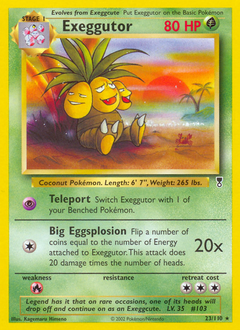 Pokemon Legendary Collection Exeggutor - 23