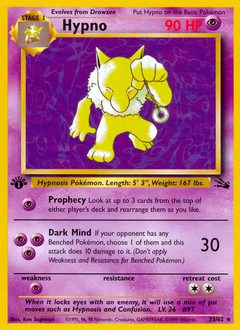 Pokemon Fossil Hypno - 23