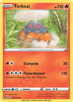 Pokemon Lost Origin Torkoal - 23