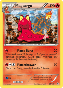 Pokemon Primal Clash Magcargo - 23