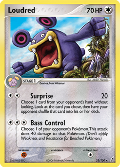 Pokemon Crystal Guardians Loudred - 23