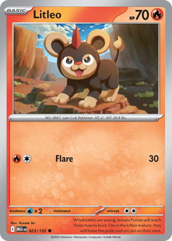 Pokemon Mega Evolution Litleo - 23