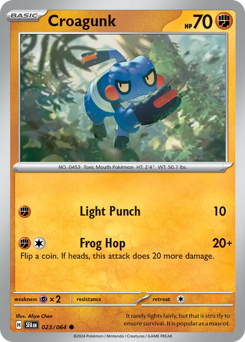 Pokemon Shrouded Fable Croagunk - 23