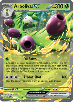 Pokemon Destined Rivals Arboliva ex - 23