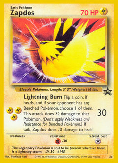 Pokemon Wizards Black Star Promos Zapdos - 23