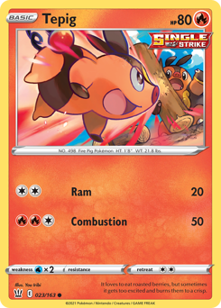 Pokemon Battle Styles Tepig - 23