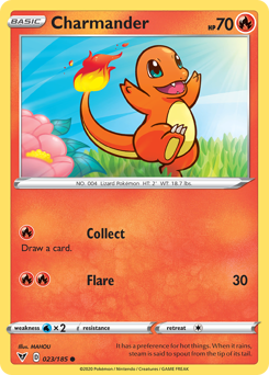 Pokemon Vivid Voltage Charmander - 23