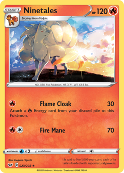 Pokemon Sword & Shield Ninetales - 23