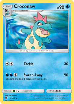 Pokemon Dragon Majesty Croconaw - 23