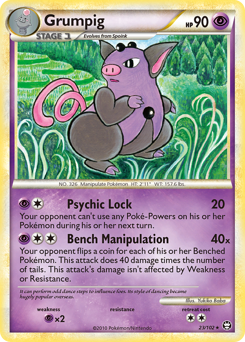 Pokemon HS—Triumphant Grumpig - 23