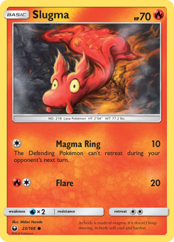 Pokemon Celestial Storm Slugma - 23