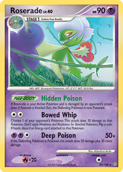 Pokemon Stormfront Roserade - 23