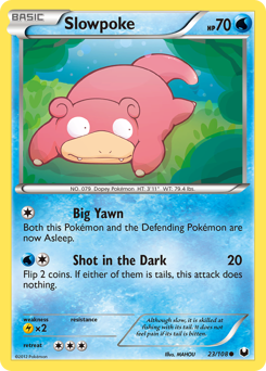 Pokemon Dark Explorers Slowpoke - 23