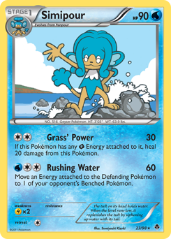 Pokemon Emerging Powers Simipour - 23