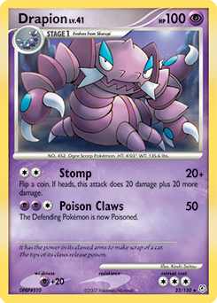 Pokemon Diamond & Pearl Drapion - 23