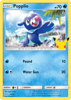 Pokemon McDonald's Collection 2021 Popplio - 23