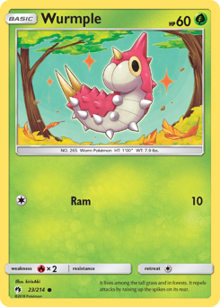 Pokemon Lost Thunder Wurmple - 23