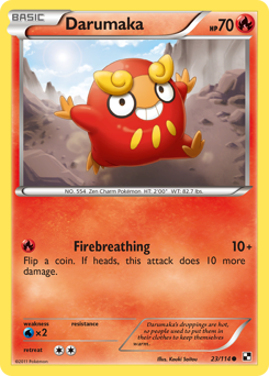 Pokemon Black & White Darumaka - 23