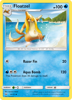 Pokemon Shining Legends Floatzel - 23