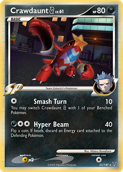 Pokemon Supreme Victors Crawdaunt G - 23