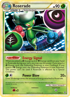 Pokemon HS—Unleashed Roserade - 23