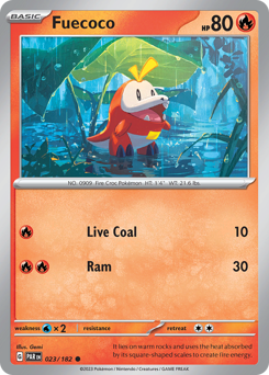 Pokemon Paradox Rift Fuecoco - 23