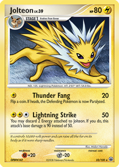 Pokemon Majestic Dawn Jolteon - 23