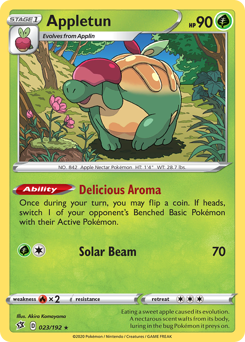 Pokemon Rebel Clash Appletun - 23