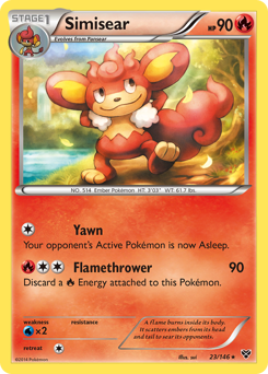 Pokemon XY Simisear - 23