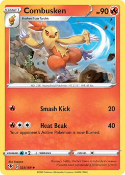 Pokemon Darkness Ablaze Combusken - 23