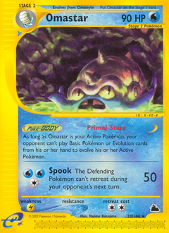Pokemon Skyridge Omastar - 23