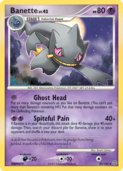 Pokemon Secret Wonders Banette - 23
